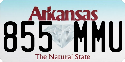 AR license plate 855MMU