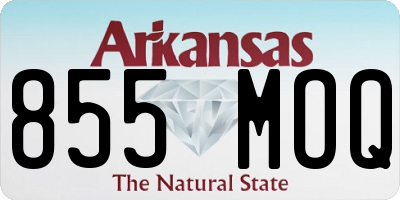 AR license plate 855MOQ