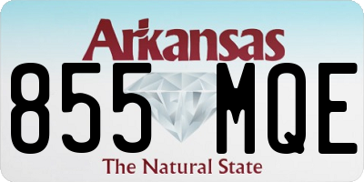 AR license plate 855MQE