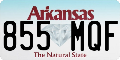 AR license plate 855MQF