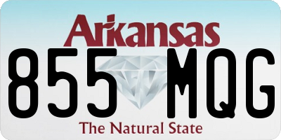 AR license plate 855MQG