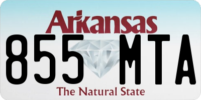 AR license plate 855MTA
