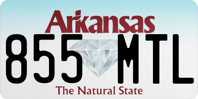 AR license plate 855MTL