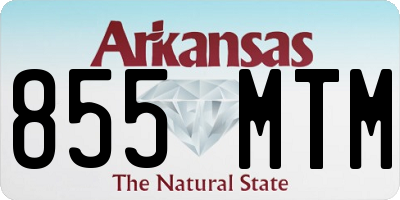 AR license plate 855MTM