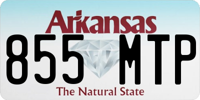 AR license plate 855MTP