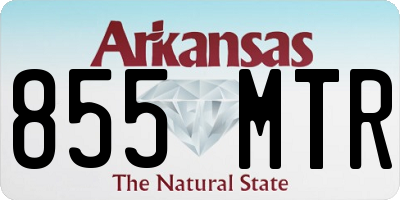 AR license plate 855MTR