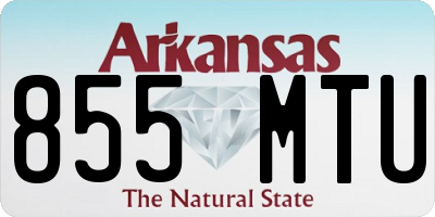 AR license plate 855MTU