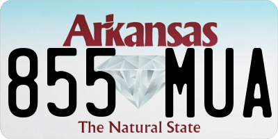 AR license plate 855MUA
