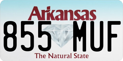 AR license plate 855MUF