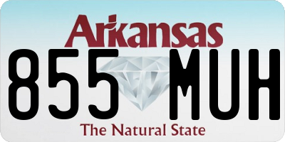 AR license plate 855MUH