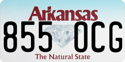 AR license plate 855OCG