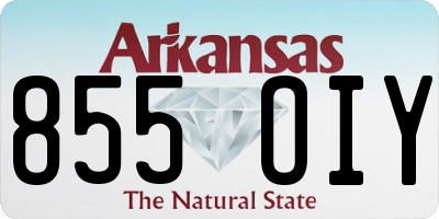 AR license plate 855OIY