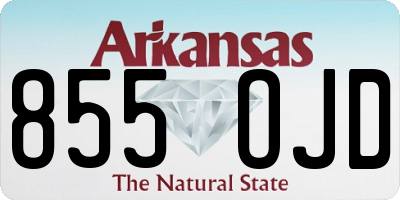 AR license plate 855OJD