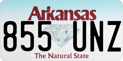 AR license plate 855UNZ