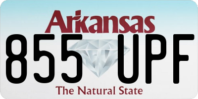 AR license plate 855UPF