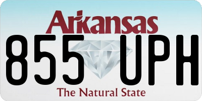 AR license plate 855UPH