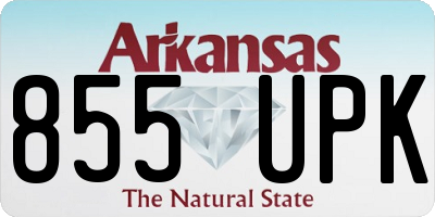 AR license plate 855UPK