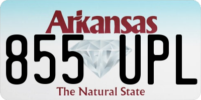 AR license plate 855UPL