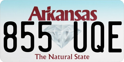 AR license plate 855UQE