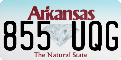 AR license plate 855UQG