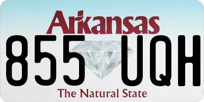 AR license plate 855UQH