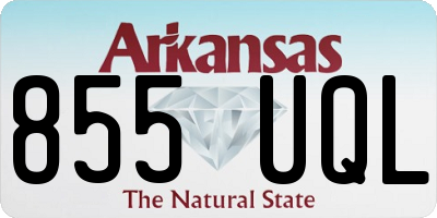 AR license plate 855UQL