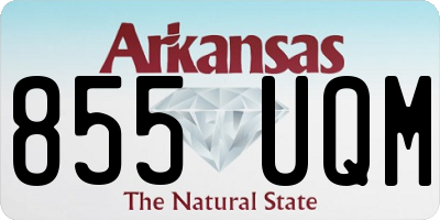 AR license plate 855UQM