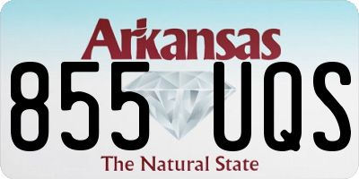 AR license plate 855UQS