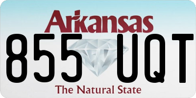 AR license plate 855UQT