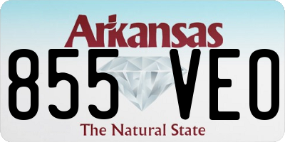AR license plate 855VEO