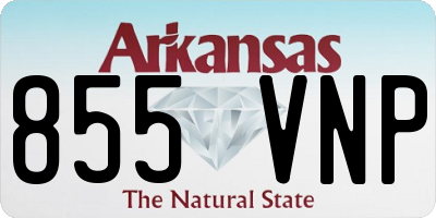 AR license plate 855VNP