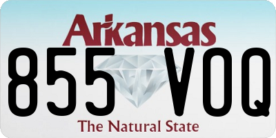 AR license plate 855VOQ