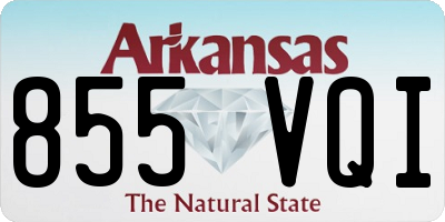 AR license plate 855VQI