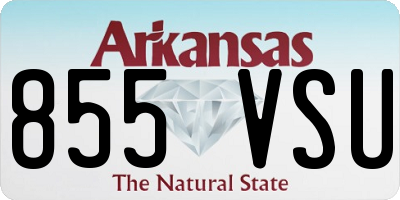 AR license plate 855VSU