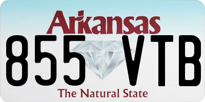 AR license plate 855VTB