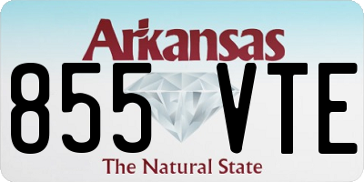 AR license plate 855VTE