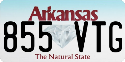 AR license plate 855VTG