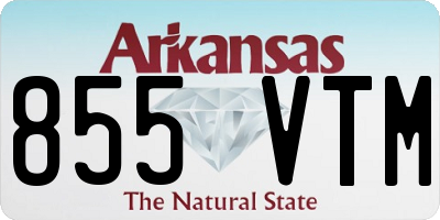 AR license plate 855VTM