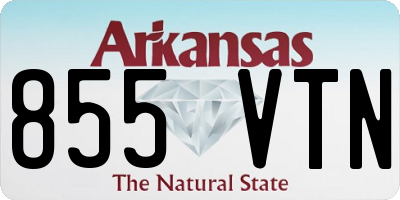 AR license plate 855VTN