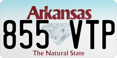 AR license plate 855VTP