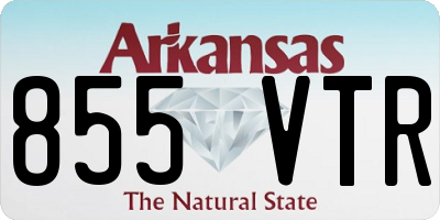 AR license plate 855VTR