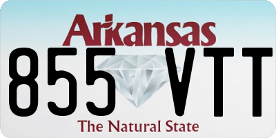 AR license plate 855VTT