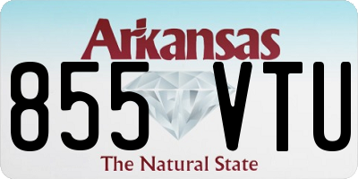 AR license plate 855VTU