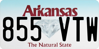 AR license plate 855VTW