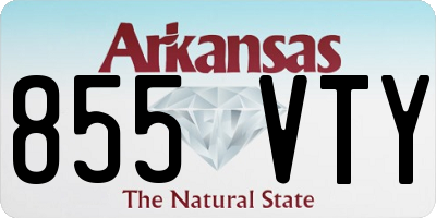 AR license plate 855VTY
