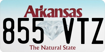 AR license plate 855VTZ