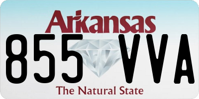 AR license plate 855VVA
