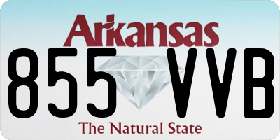 AR license plate 855VVB