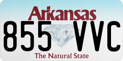 AR license plate 855VVC