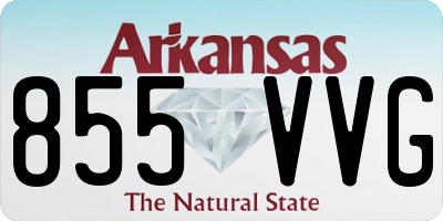 AR license plate 855VVG